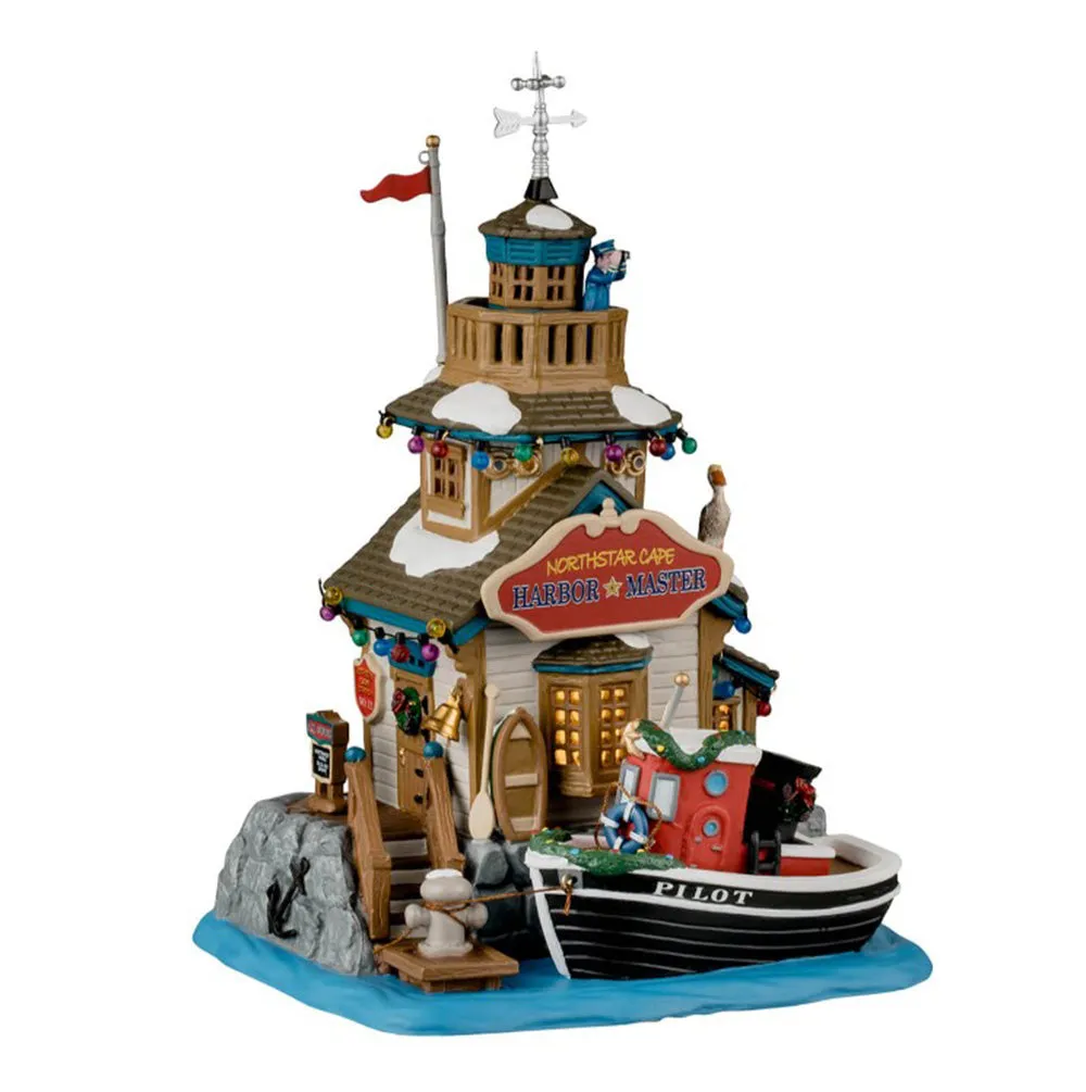 LEMAX Edificio illuminato led "Northstar Cape Harbor Master House" H25.5 x 17.5 x 16 cm