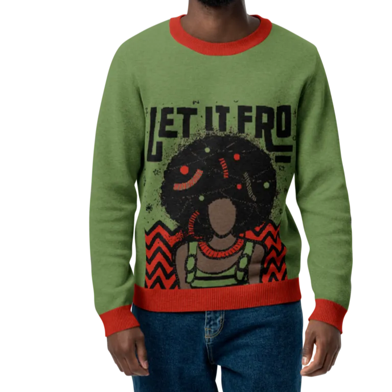 Let It Fro Knitted Sweater