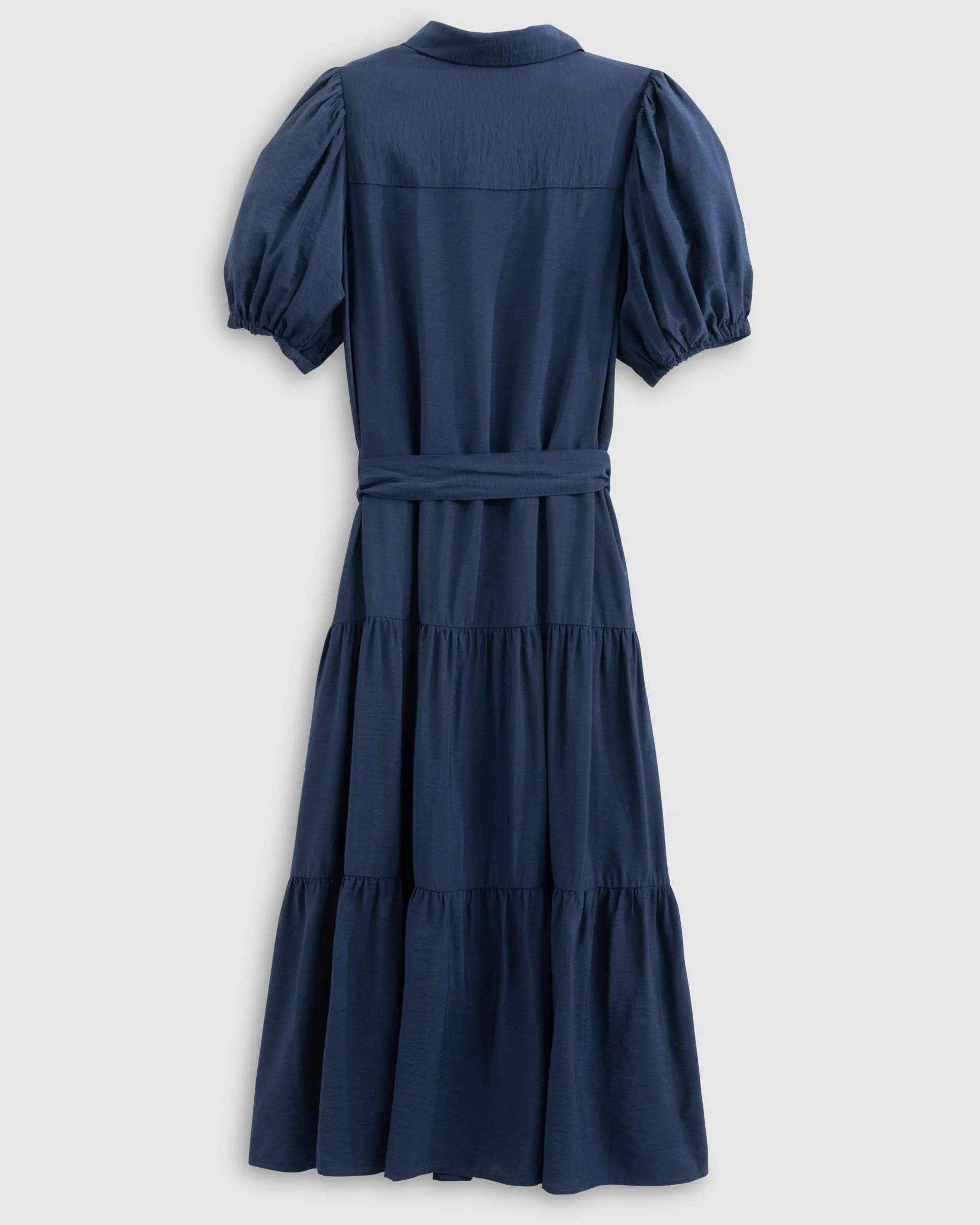 Lorelai Button Up Tiered Maxi Dress