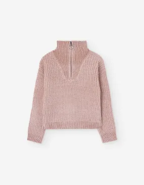 Losan Misty Rose Half Zip Sweater