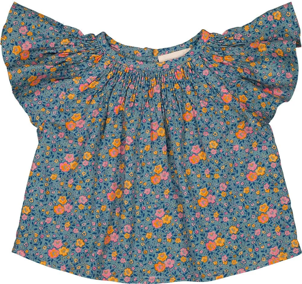 Louis Louise Tunic SOLEIL Blue Flower