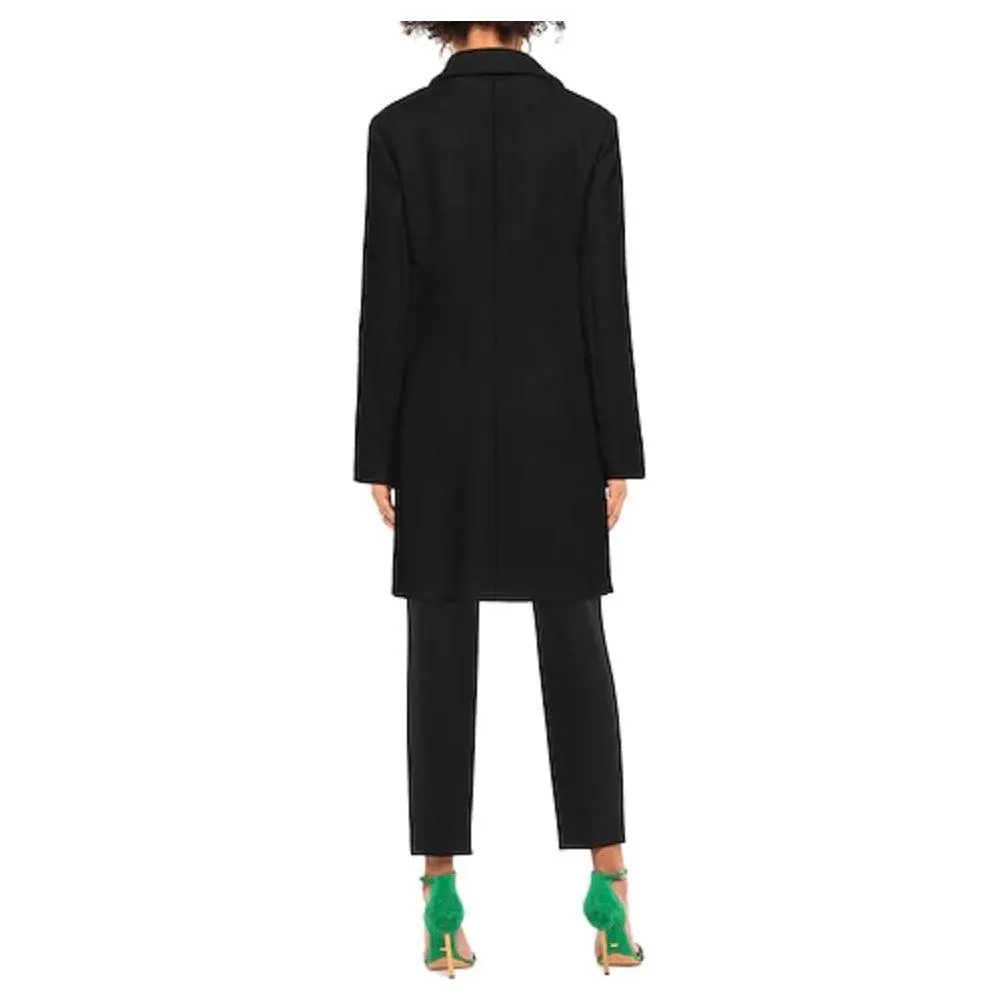 Love Moschino Black Wool Women Coat