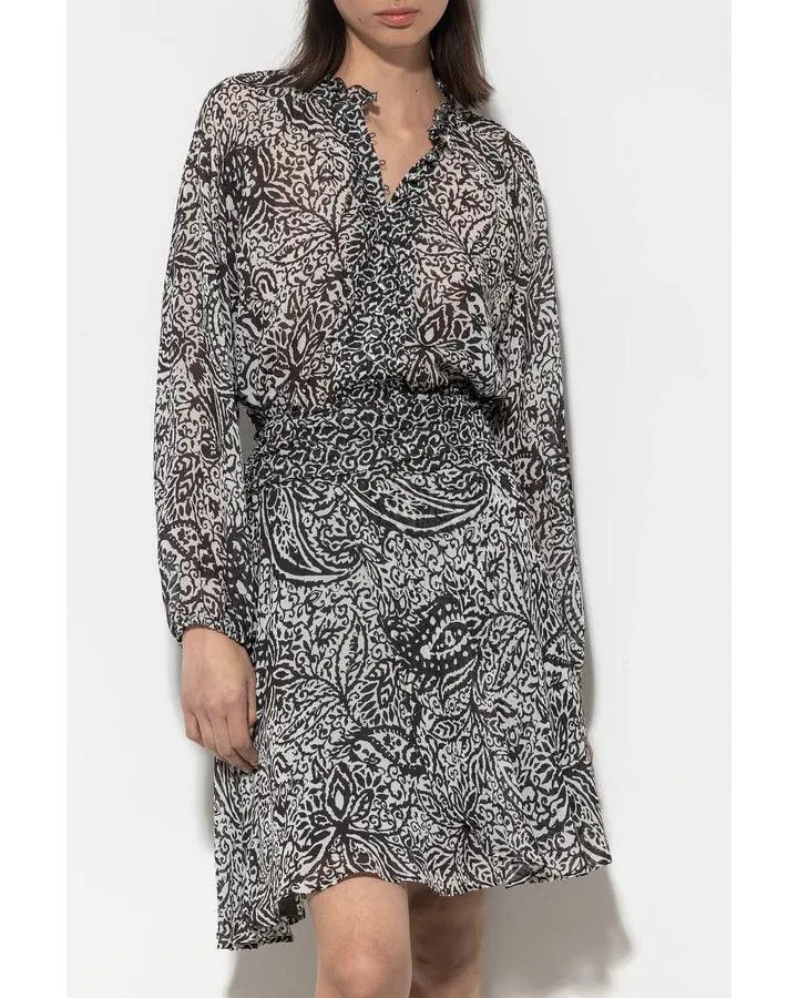 Luisa Cerano Paisley Print Tunic Blouse