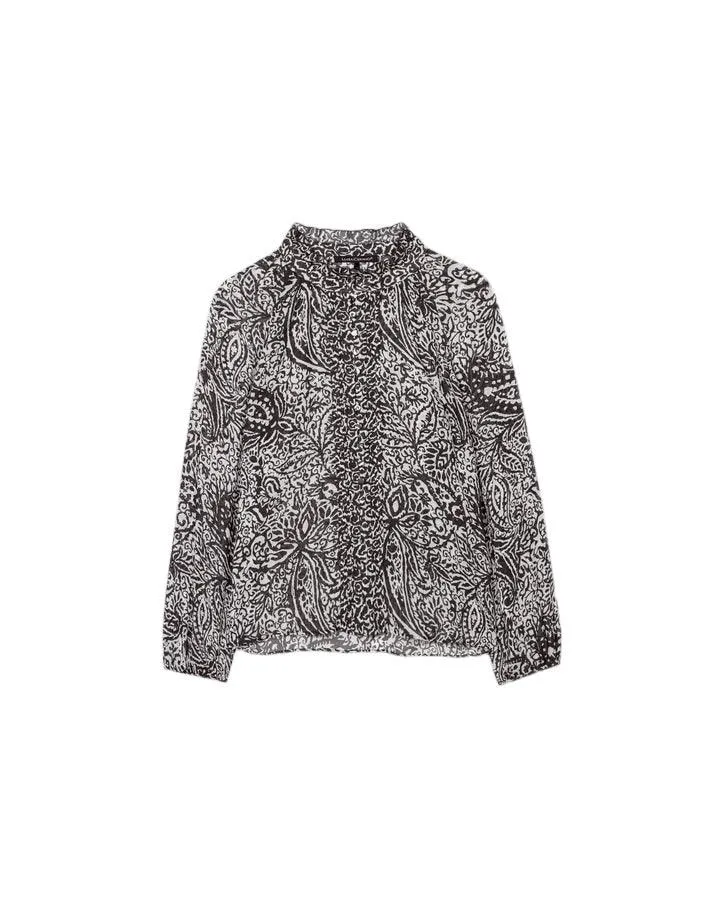 Luisa Cerano Paisley Print Tunic Blouse