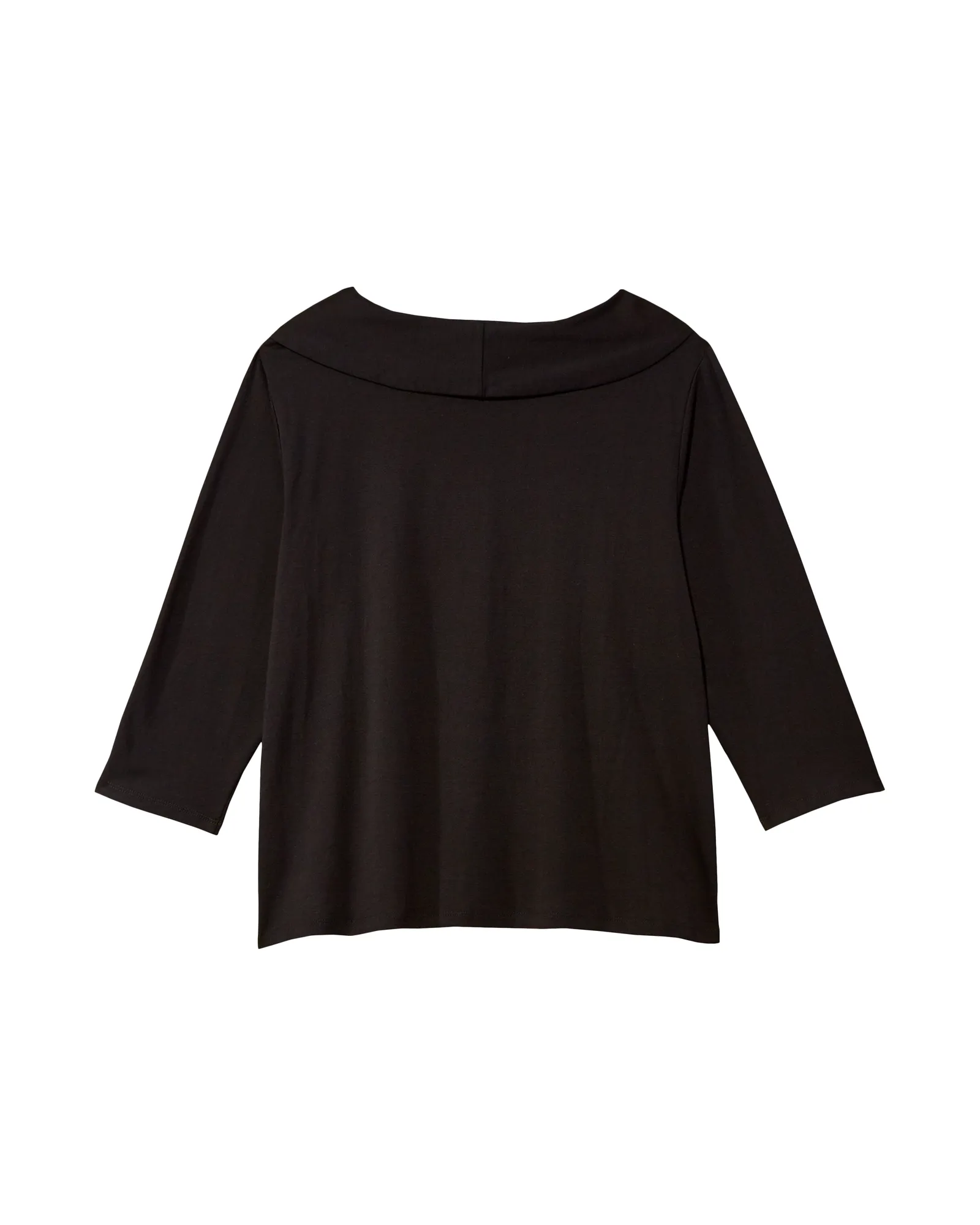 Maddie Cotton Pearl Hardware Detail Top | Black