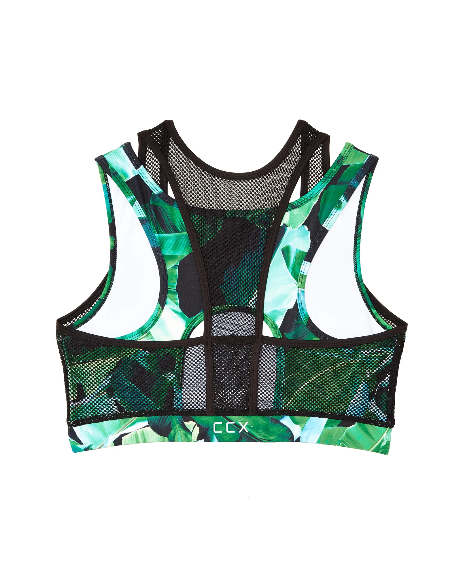 Maira Sports Bra | Black / Kelly Green