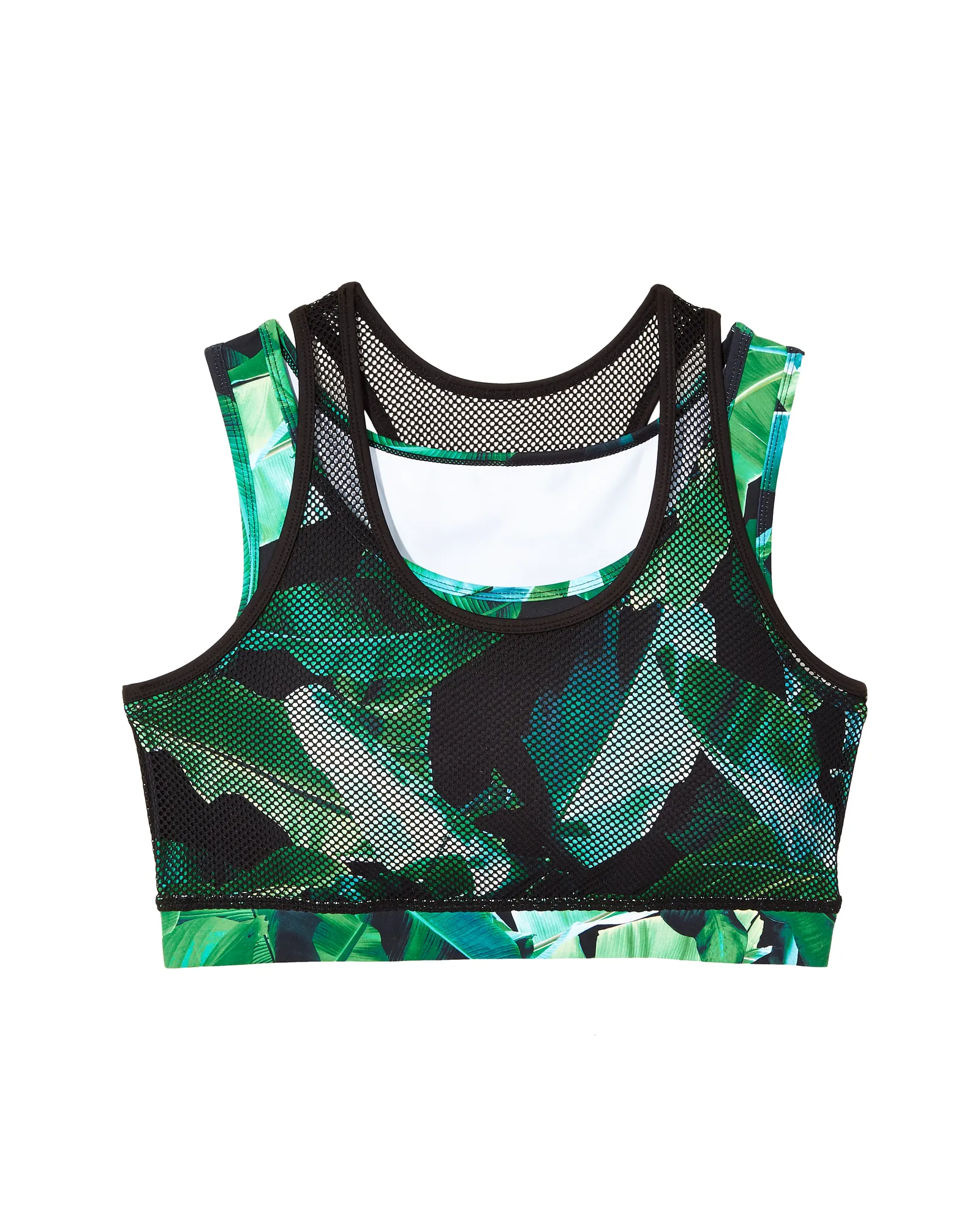 Maira Sports Bra | Black / Kelly Green