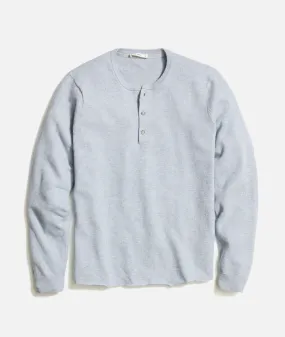 Marine Layer Sweater Henley-misty heather