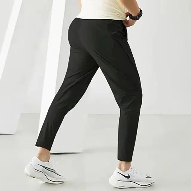 Men Running Elastic Gym Pants