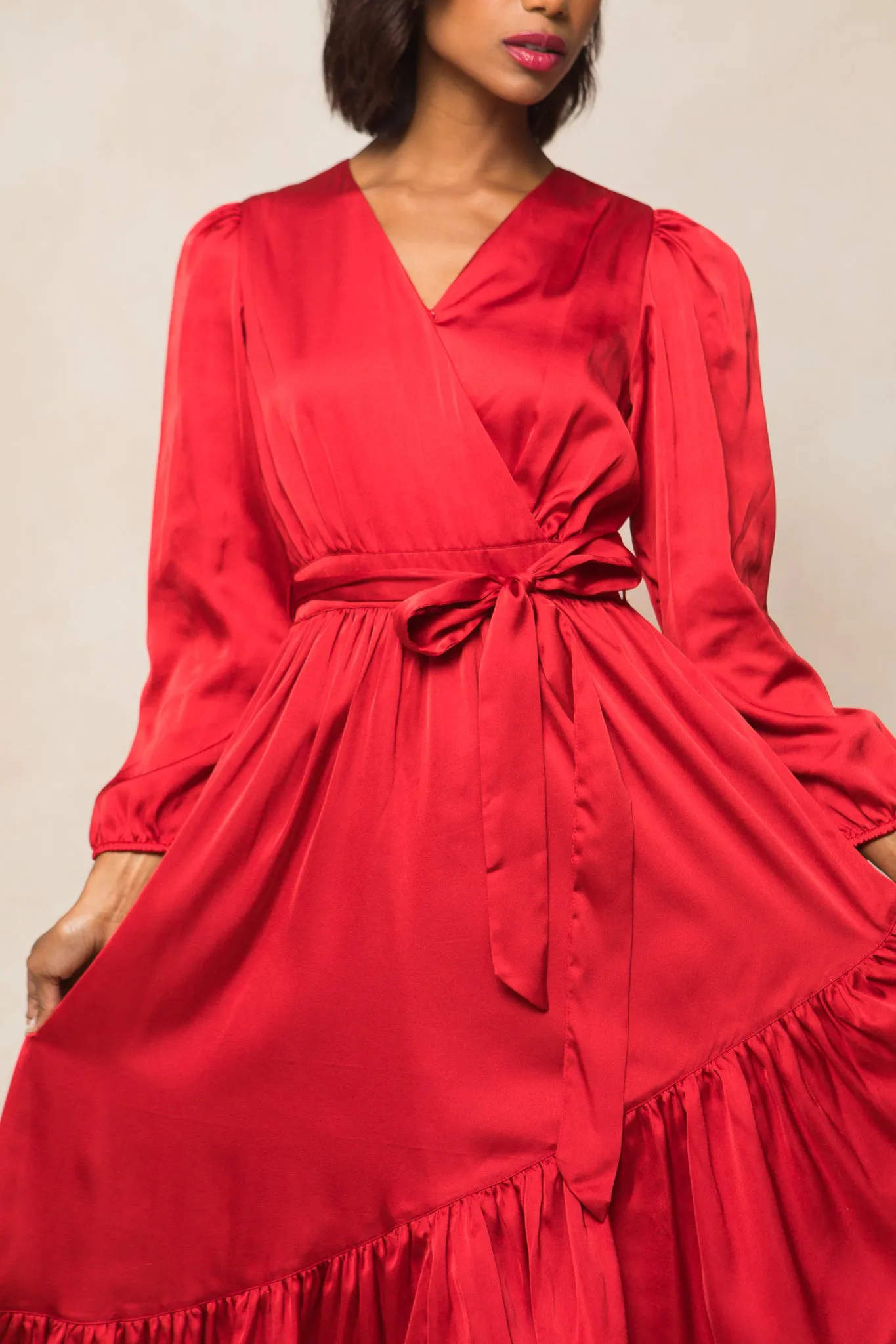 Mi Amor Dress in Red - FINAL SALE