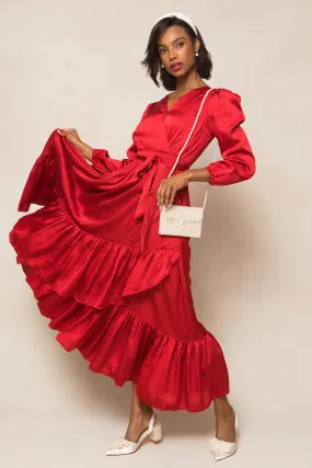 Mi Amor Dress in Red - FINAL SALE