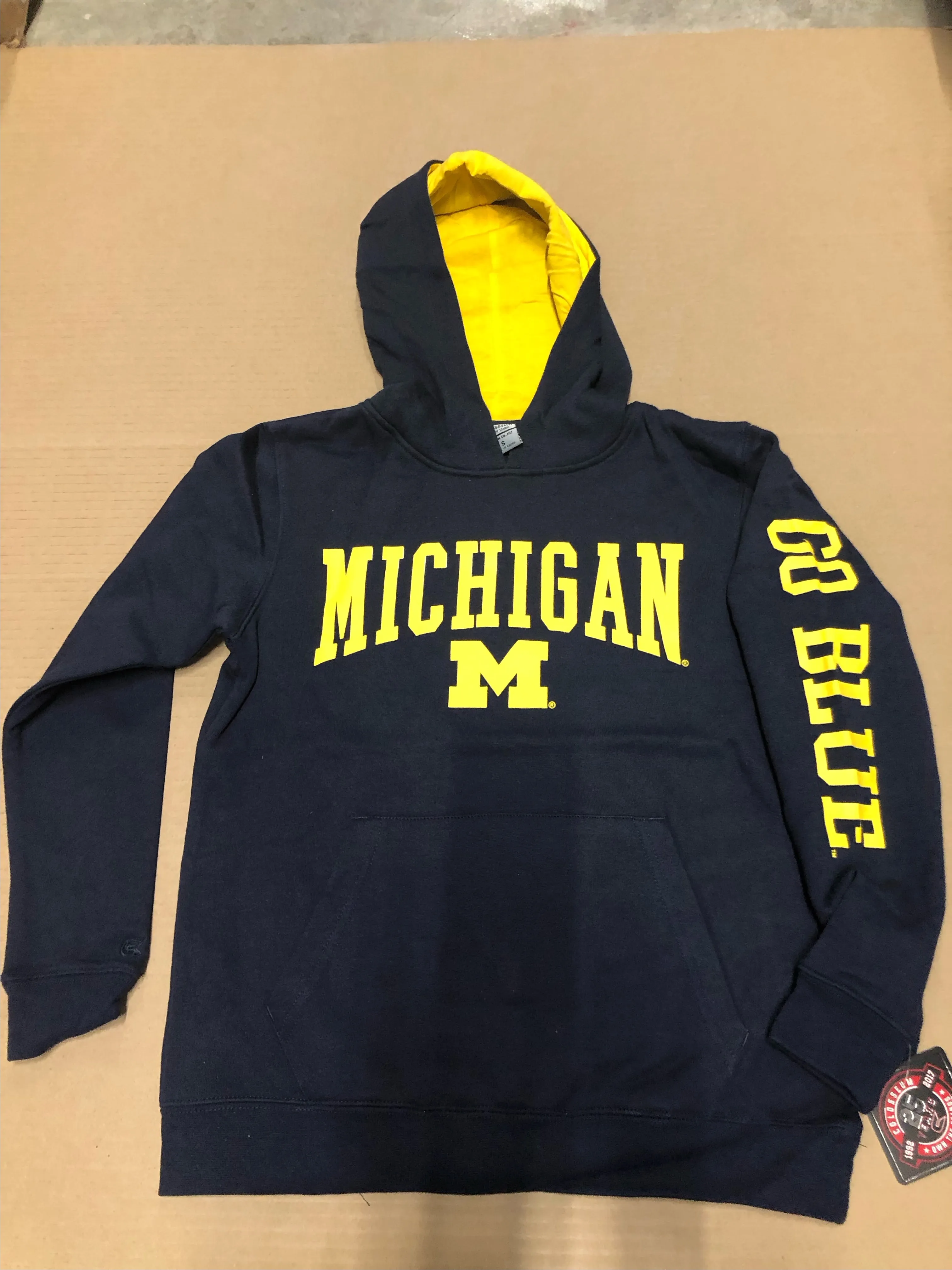 Michigan Wolverines Youth Zone Pullover Hoodie