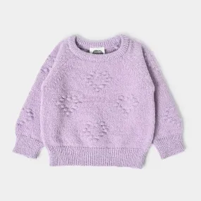 Misty Glimmer Knitted Sweater for Kids