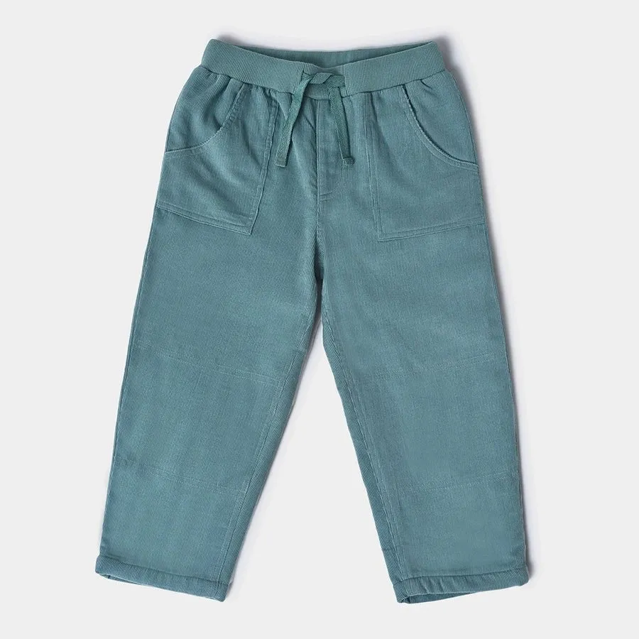 Misty Granite Corduroy Jogger for Kids