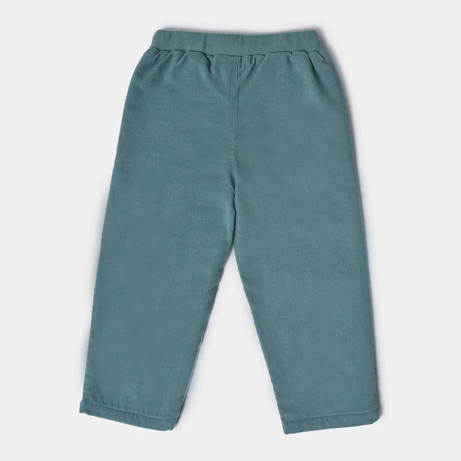 Misty Granite Corduroy Jogger for Kids