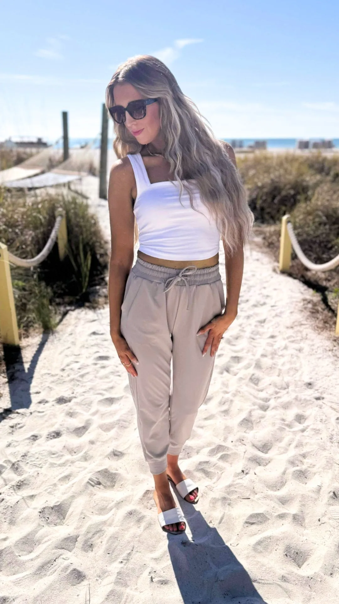 Misty Grey Everyday Joggers by Salty Wave*