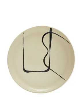 Mono pattern side plate