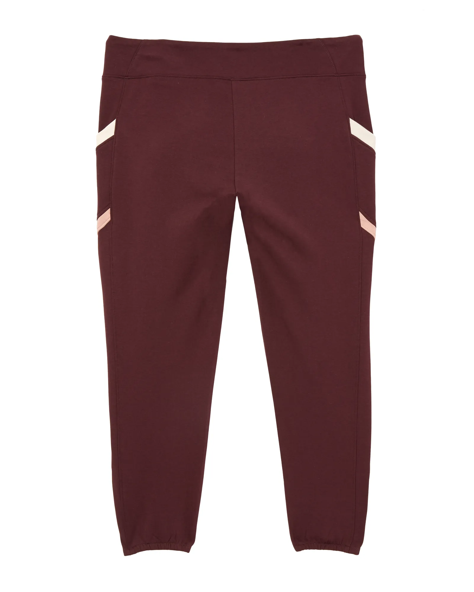 Mulberry Jogger | Burgundy / White