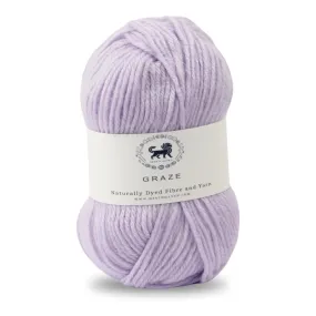 Nestnhaven Acrowools Graze Hand Knitting and Crochet Yarn. Pack of 1 Ball - 100gms. Shade no - NNHG002 (Lilac)