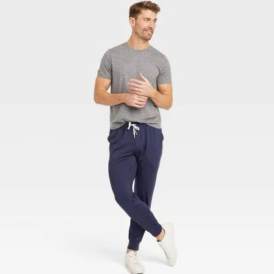 New - Men's Soft Stretch Joggers - All In Motion Starless Night Blue XXL