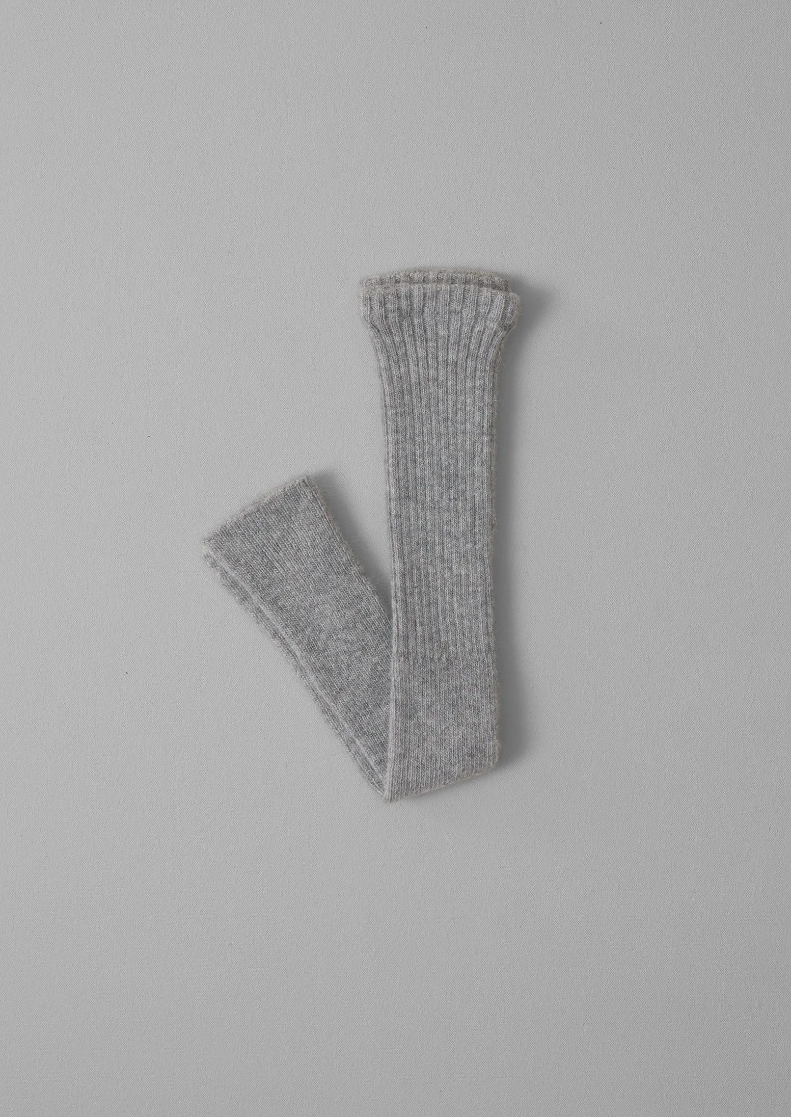 Nishiguchi Kutsushita Alpaca Arm Warmers | Light Grey