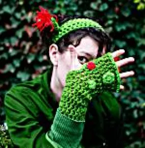 Ogre Headband and Wrist Warmers Pattern (Crochet)