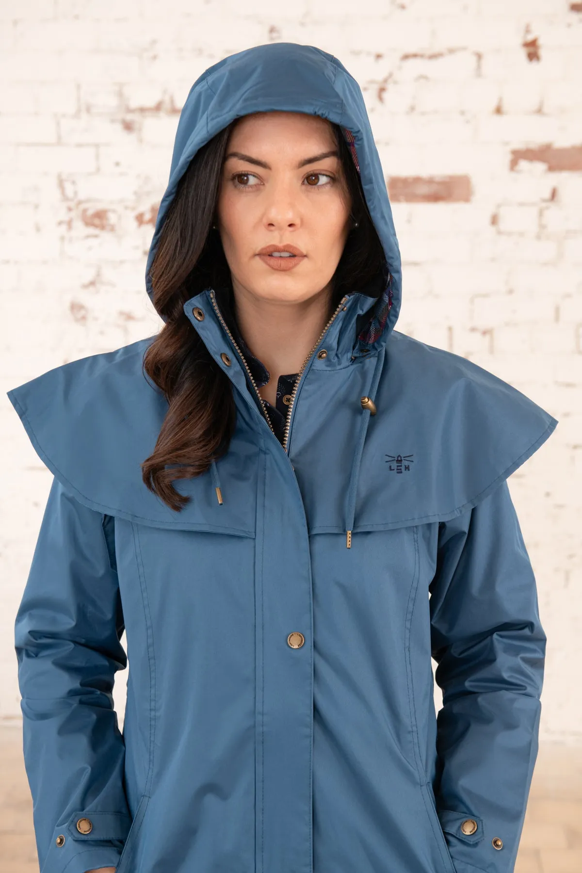 Outback Full Length Waterproof Raincoat - Deep Sea