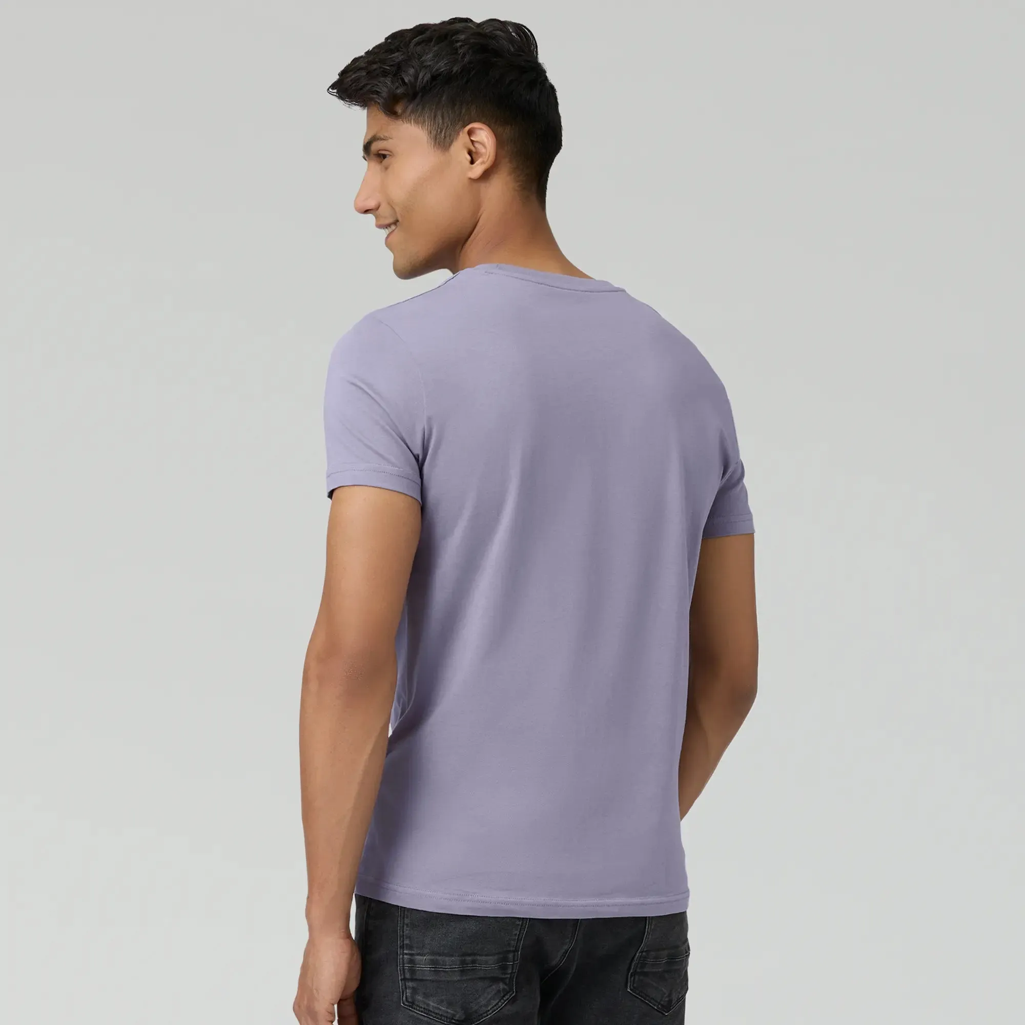 Pace Combed Cotton T-shirts Misty Lilac