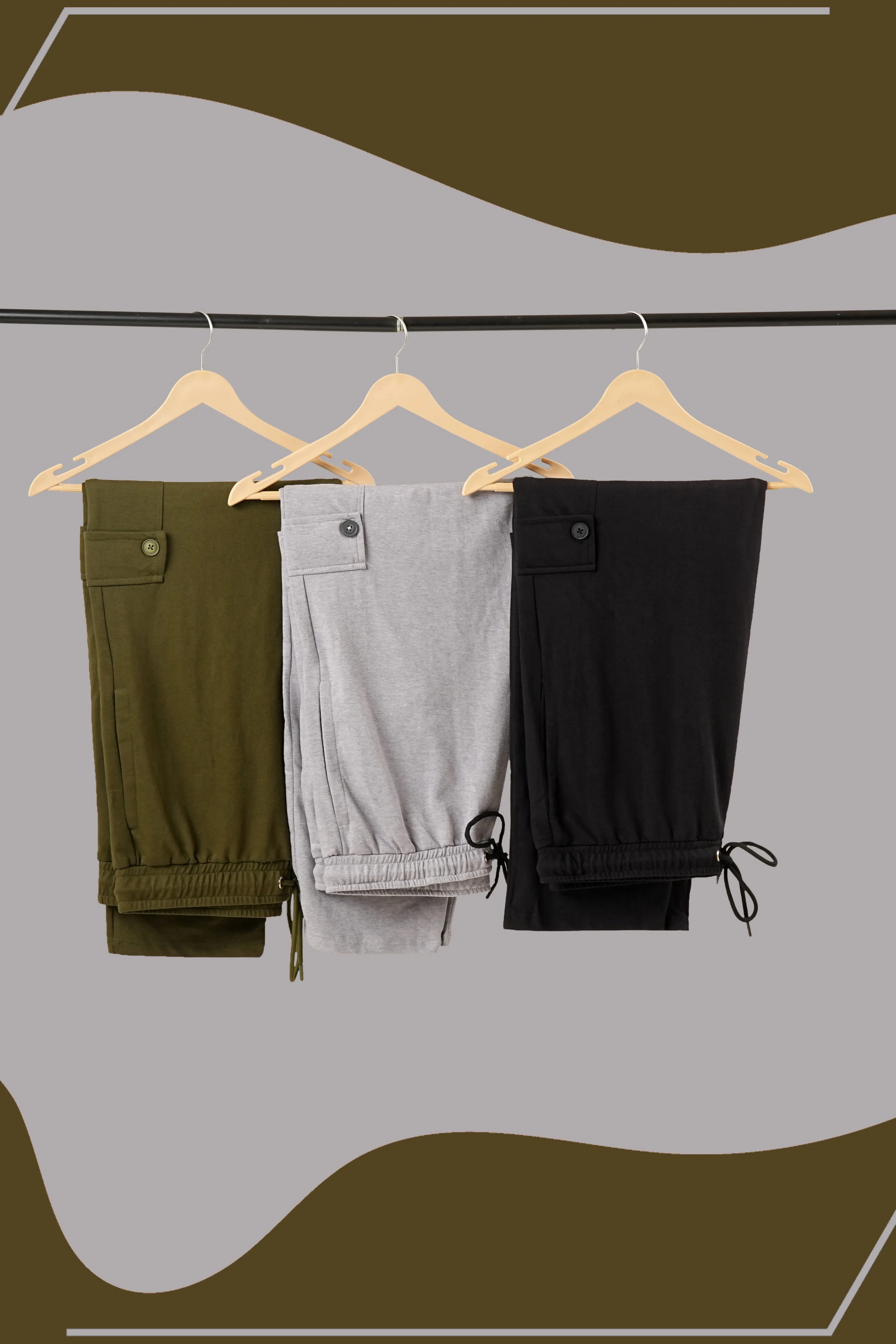 Pack of 3 Cargo Jogger