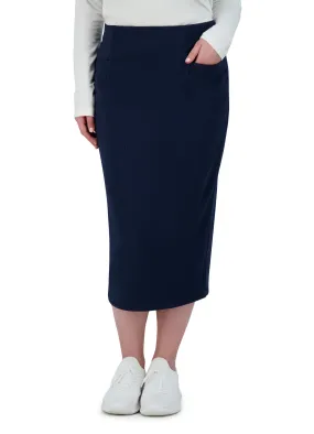 Perfect Fit Pencil Skirt 29" - Navy