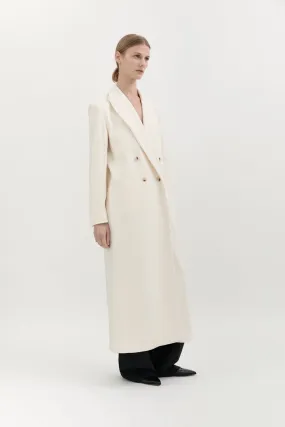 PERNIELLE WOOL COAT - CREME