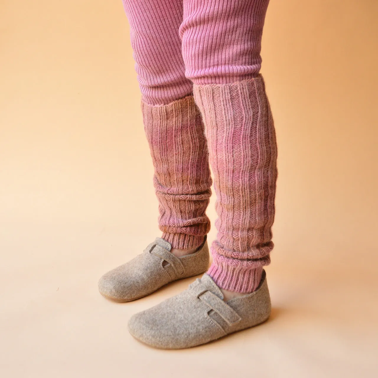 Plant Dyed Chunky Wool/Alpaca Rib Legwarmers (Teen-Adults)