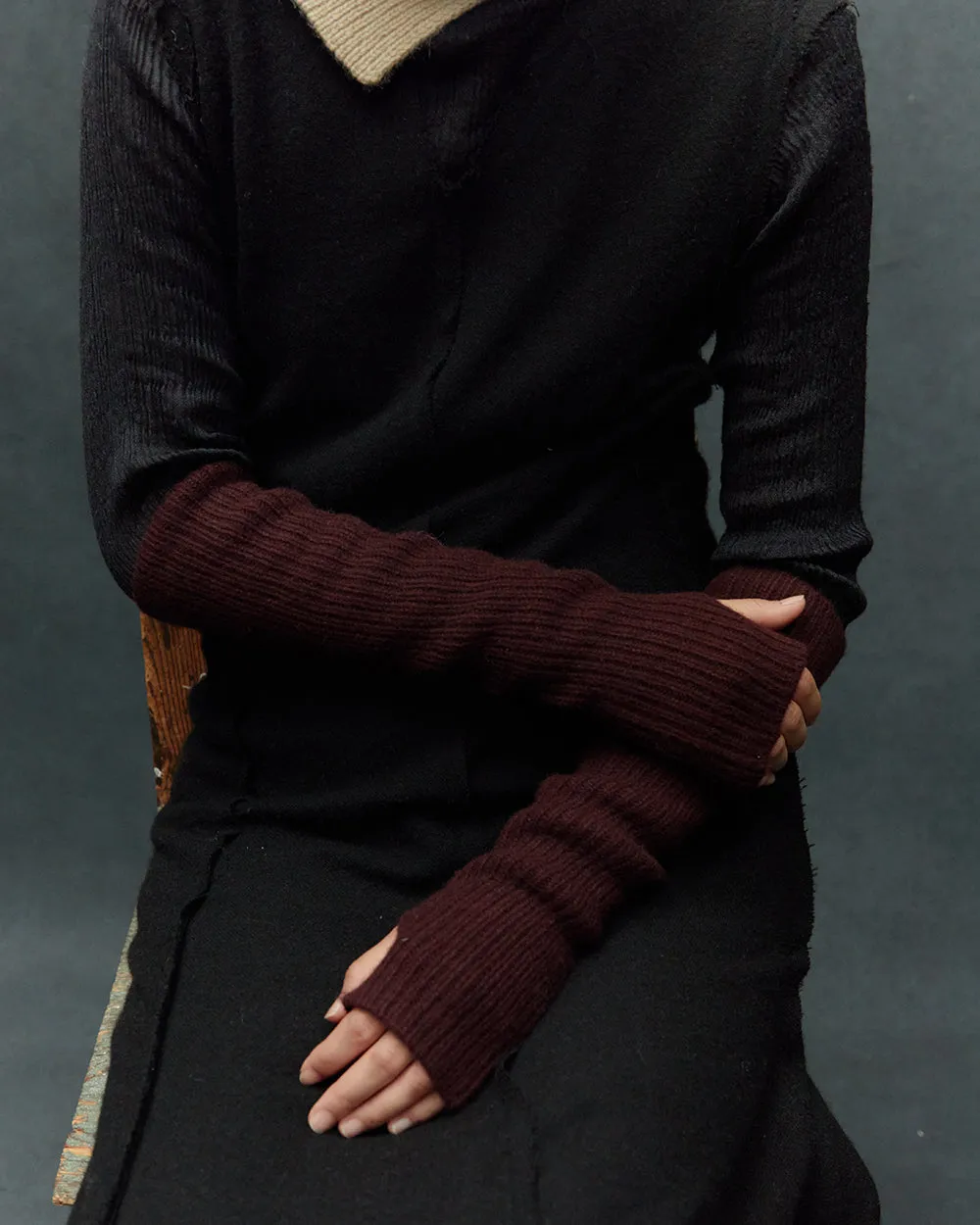 Ribbed Arm Warmers