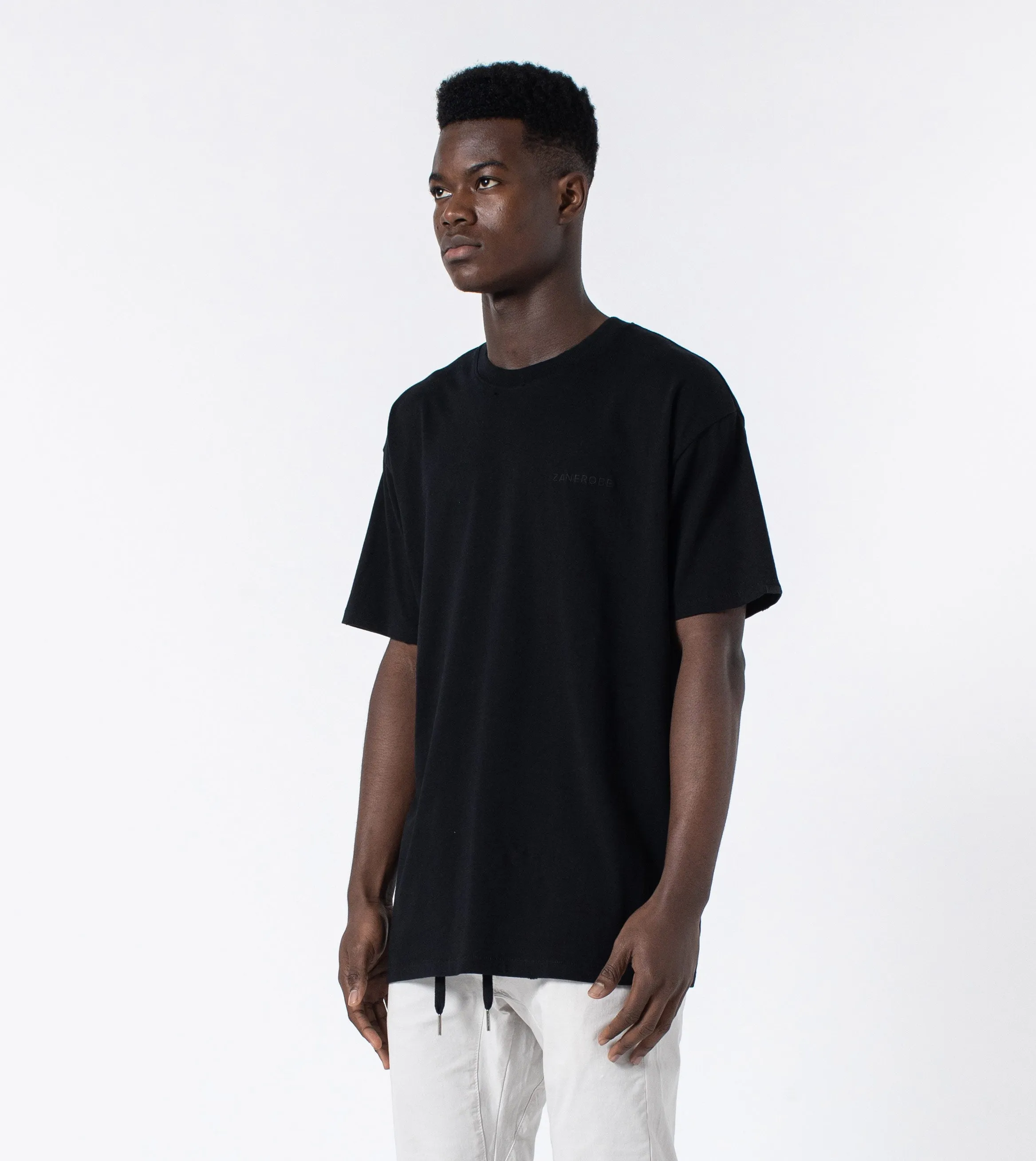 Ripped Box Tee Black