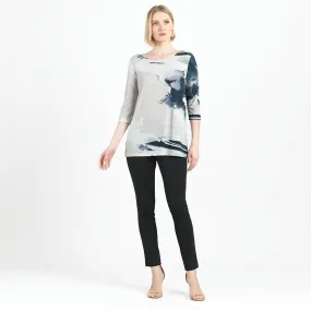 Scoop Neck Tunic  - Misty Petals