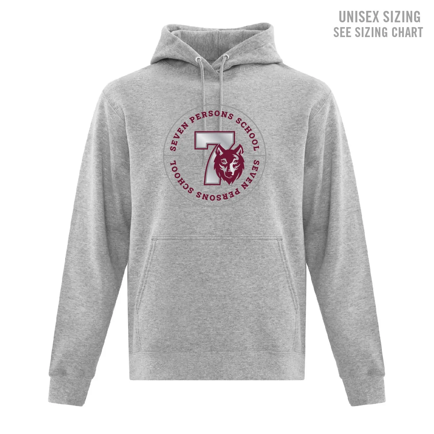 Seven Persons School ADULT Pullover Hoodie (SPST003-F2500)