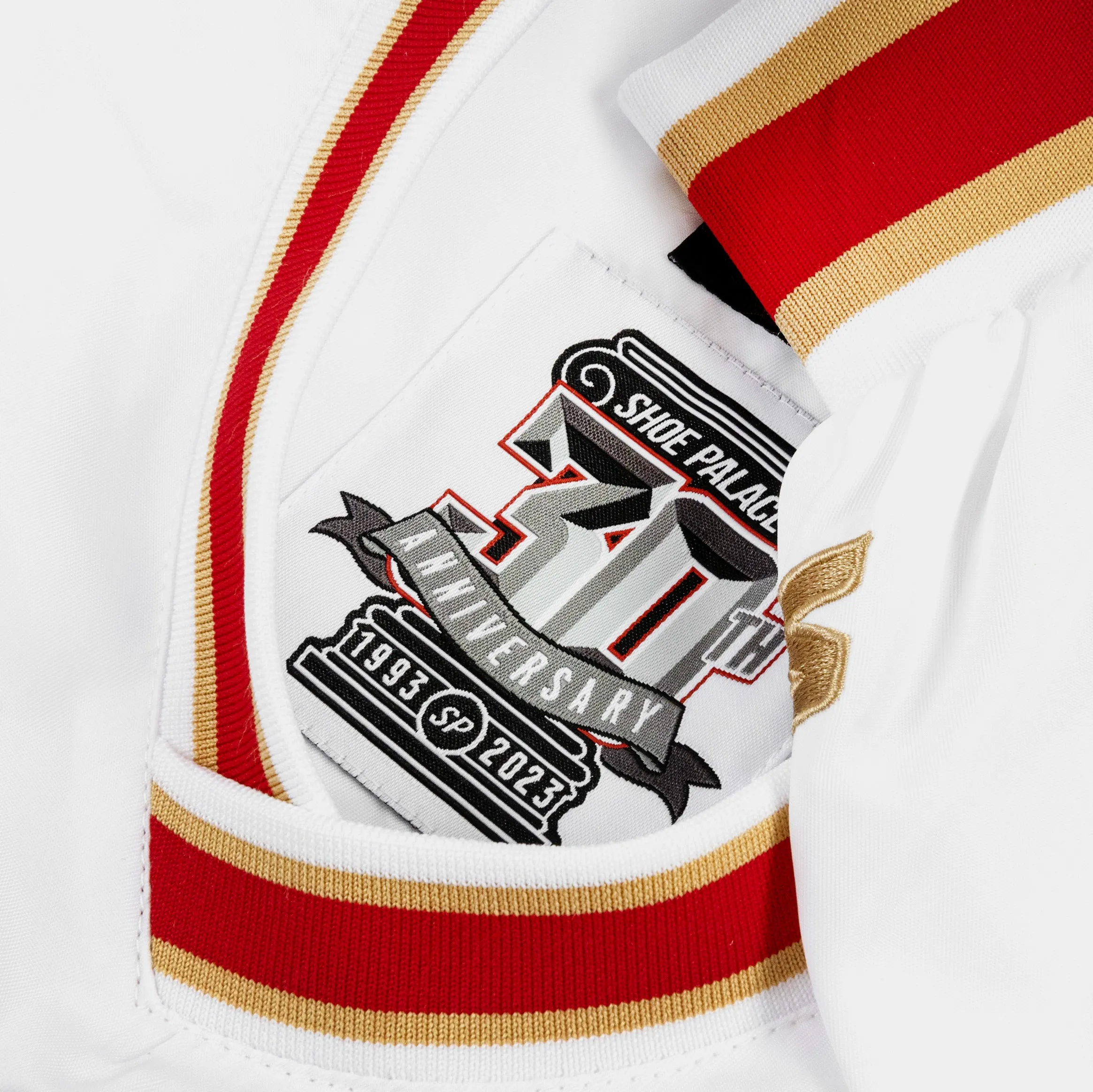 Shoe Palace Exclusive San Francisco 49ers Varsity Mens Jacket (White)