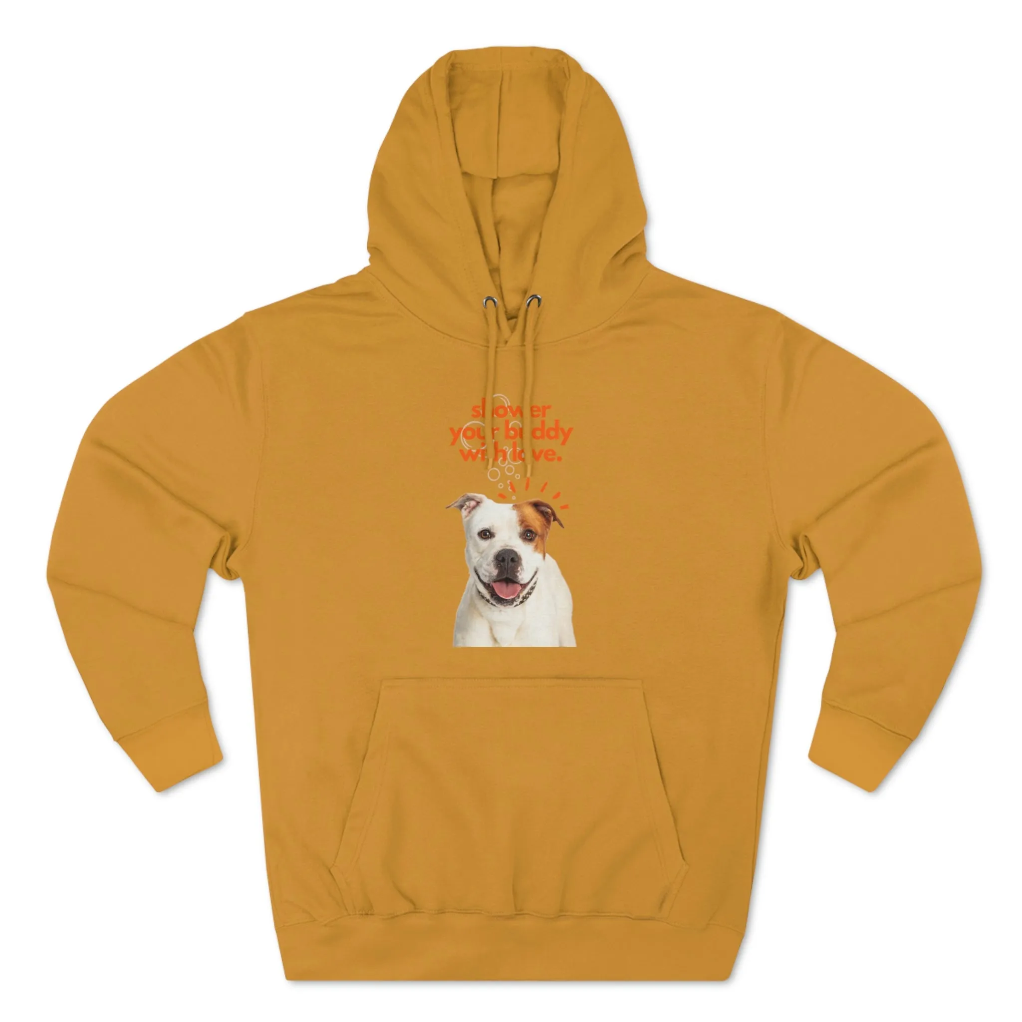 shower your buddy with love dog  Unisex Premium Pullover Hoodie