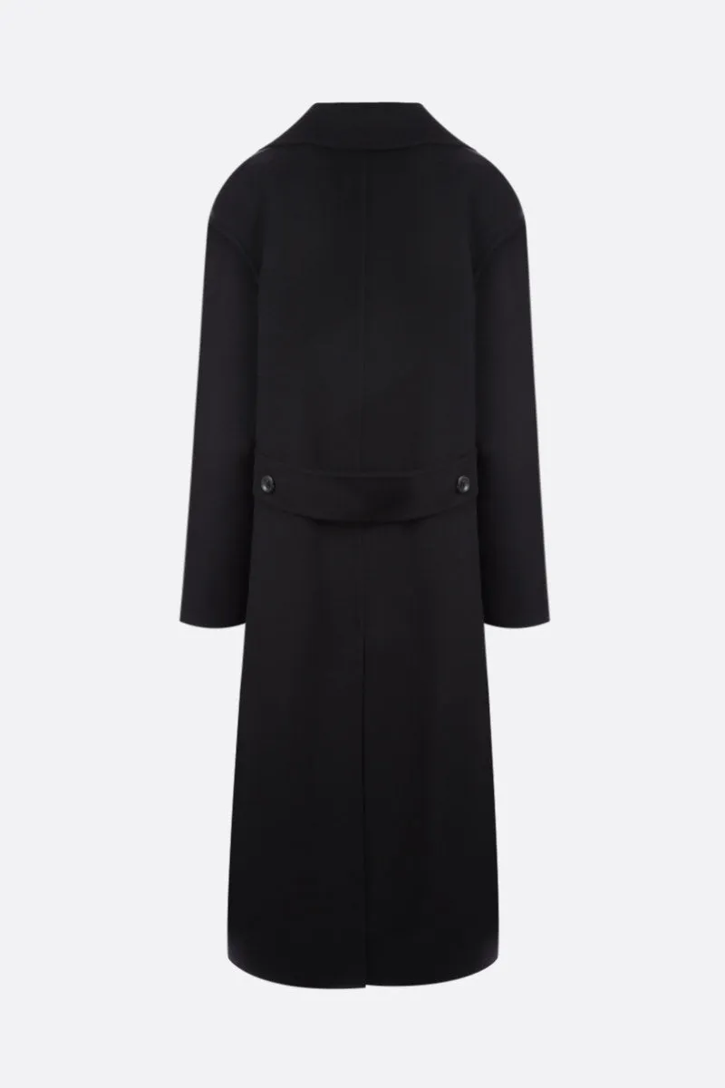 single-breasted wool coat