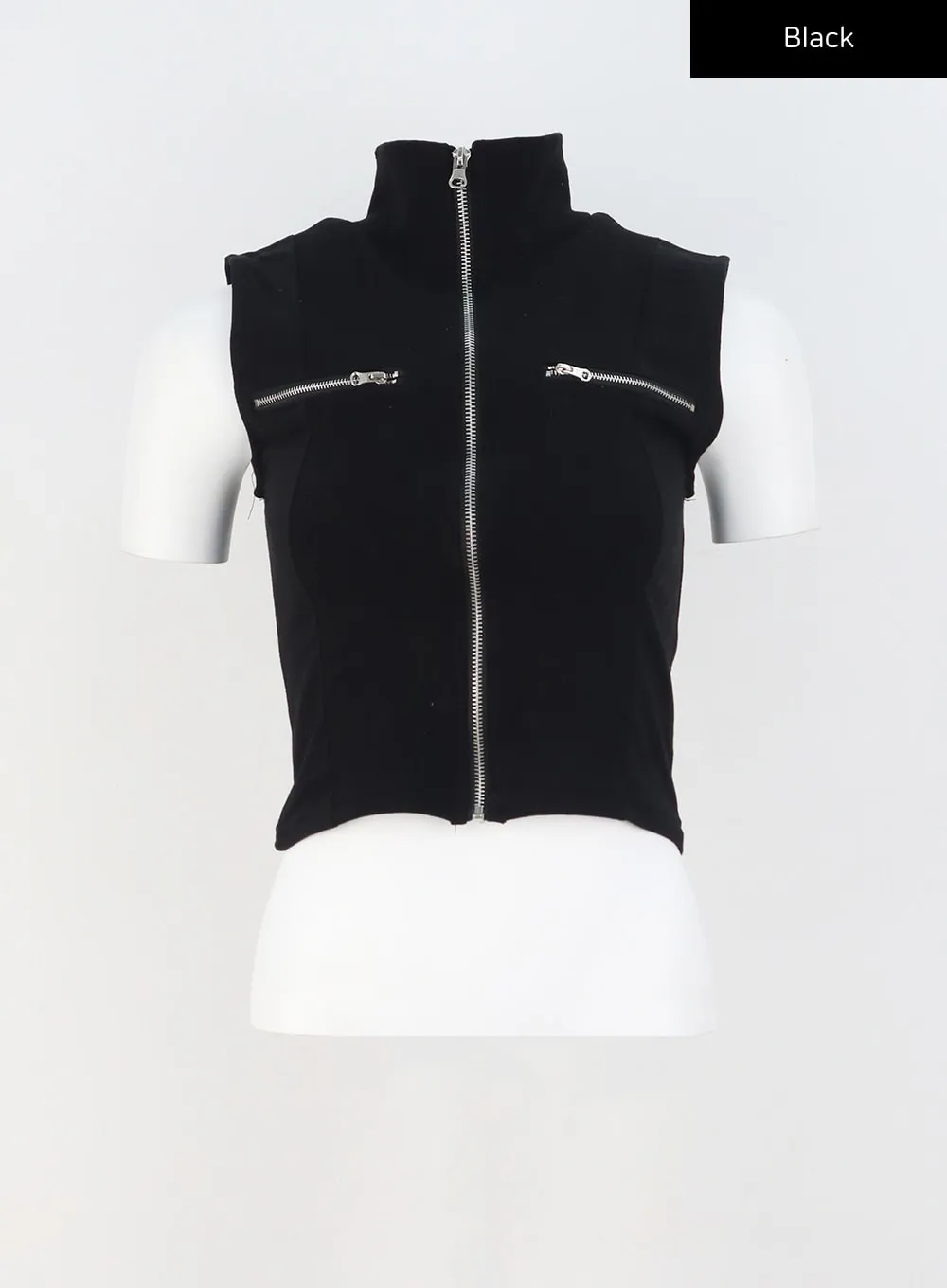 Sleeveless Zip-Up CU308