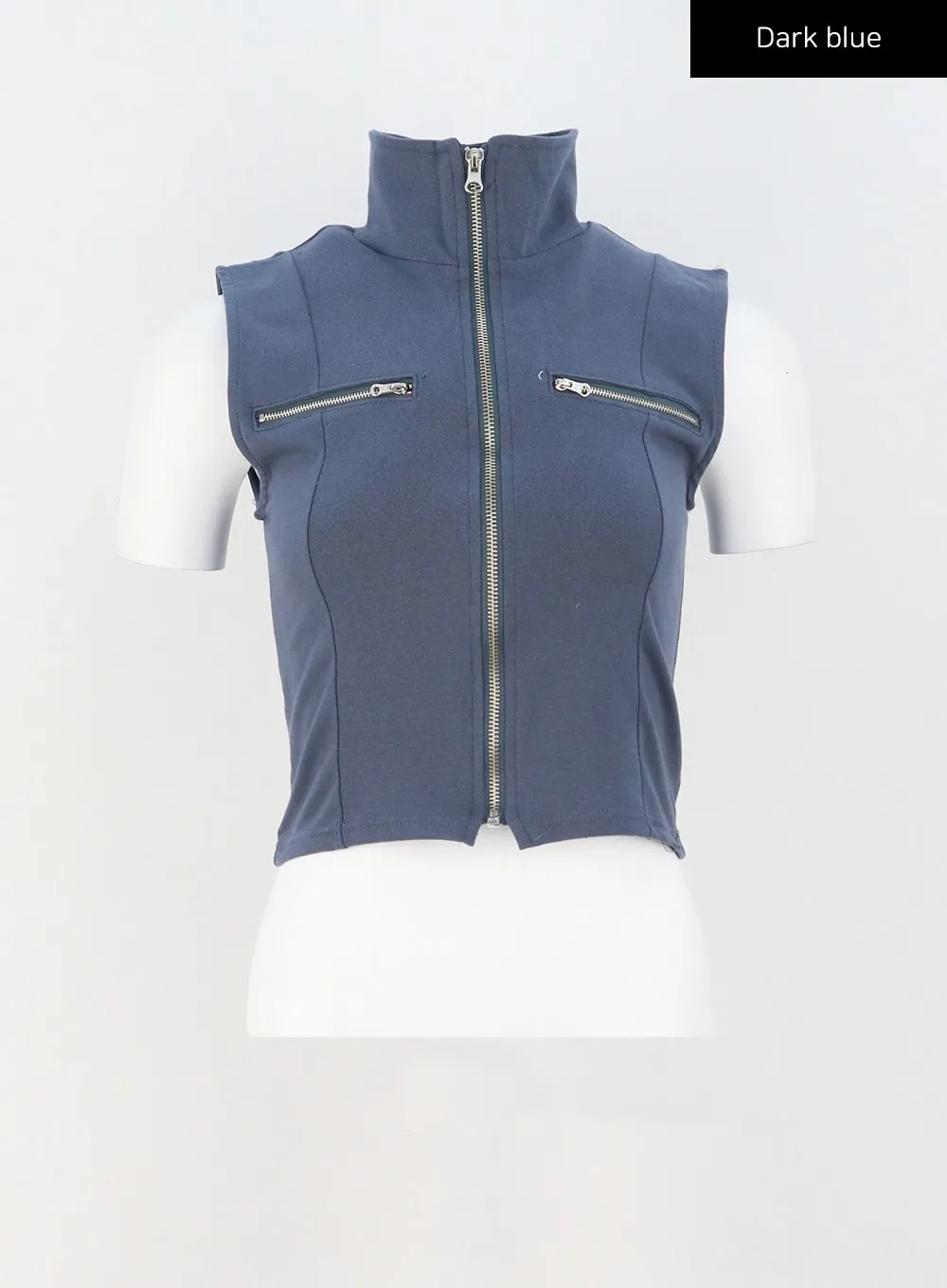 Sleeveless Zip-Up CU308