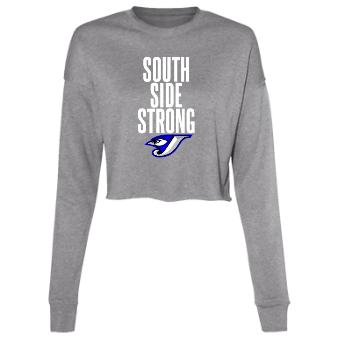 South Side Strong B7503 Ladies' Cropped Fleece Crew