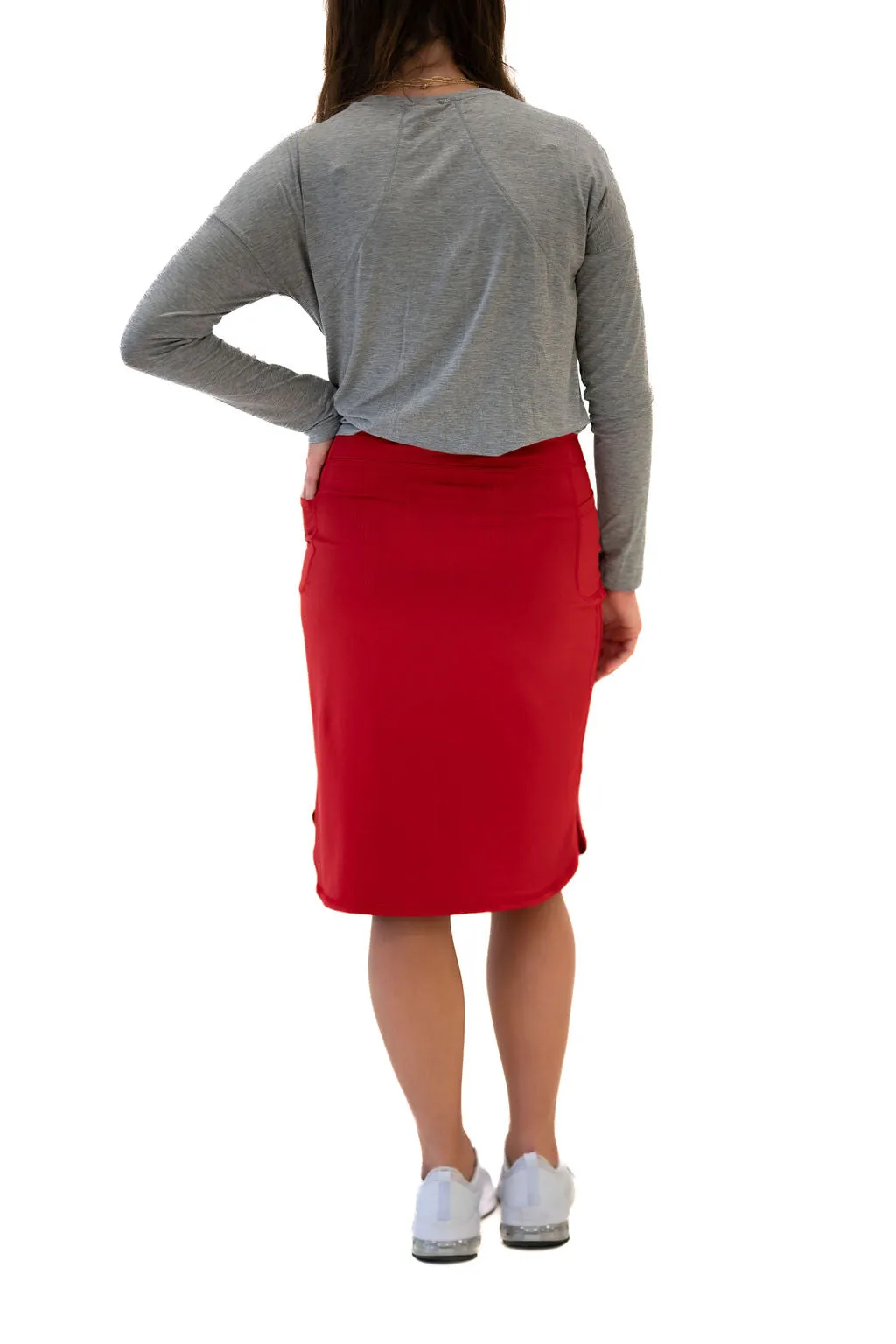 Sport Pocket Skirt 24"-Ribbon Red