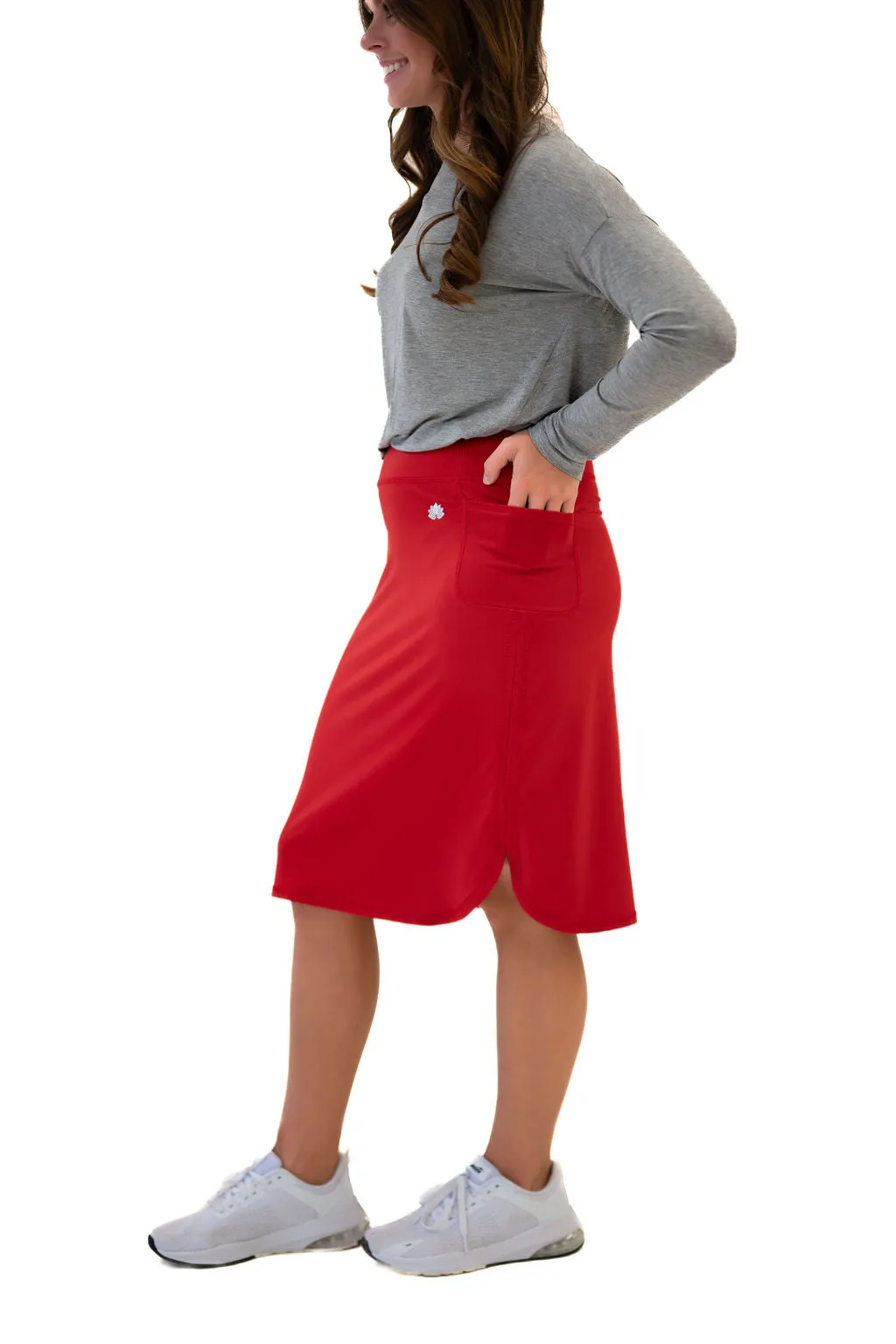 Sport Pocket Skirt 24"-Ribbon Red