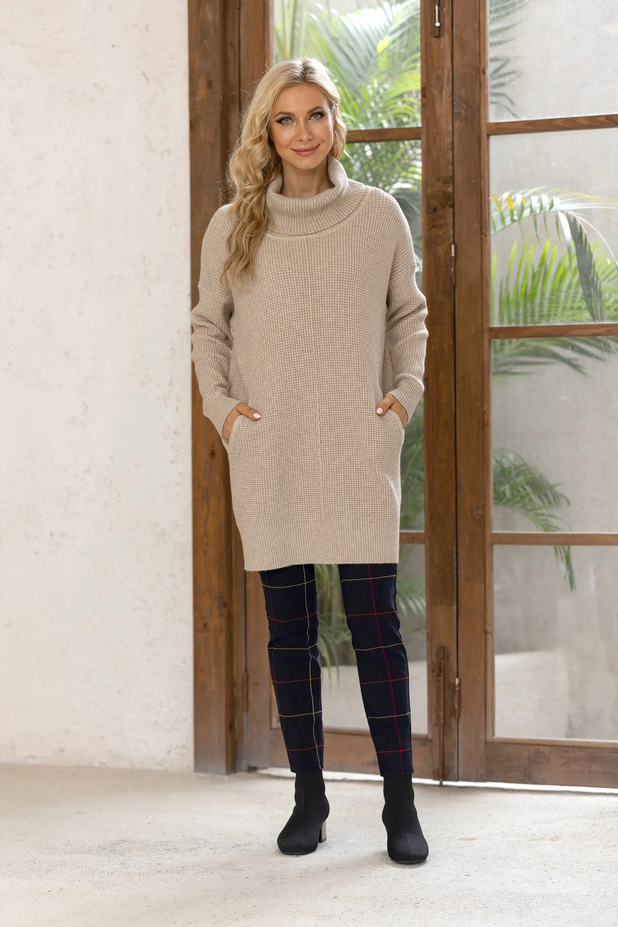 Suzanne's Waffle Knit Tunic