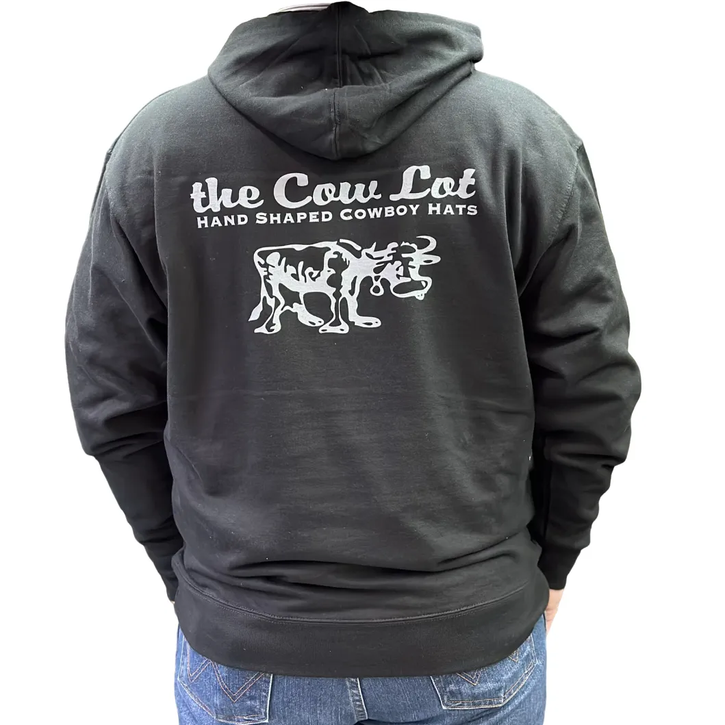 The Cow Lot Pullover Hoodie | Black