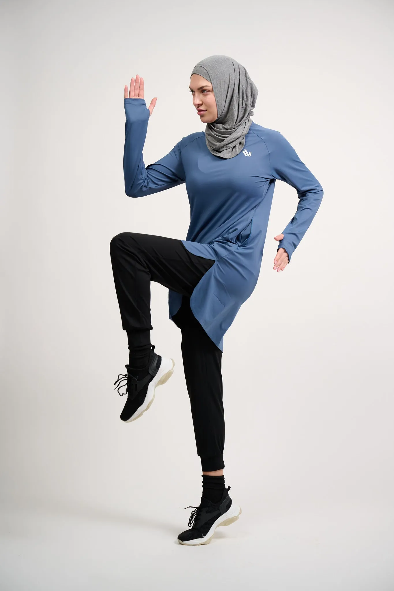 The Staple Modest Sports Dress- Petrol