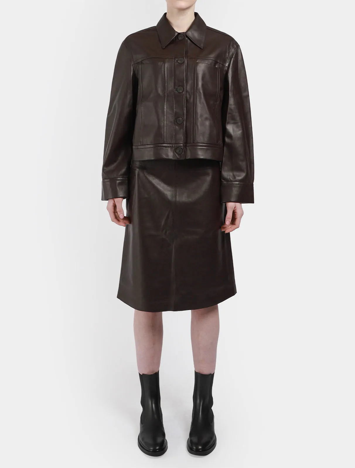 Tumba Leather Skirt