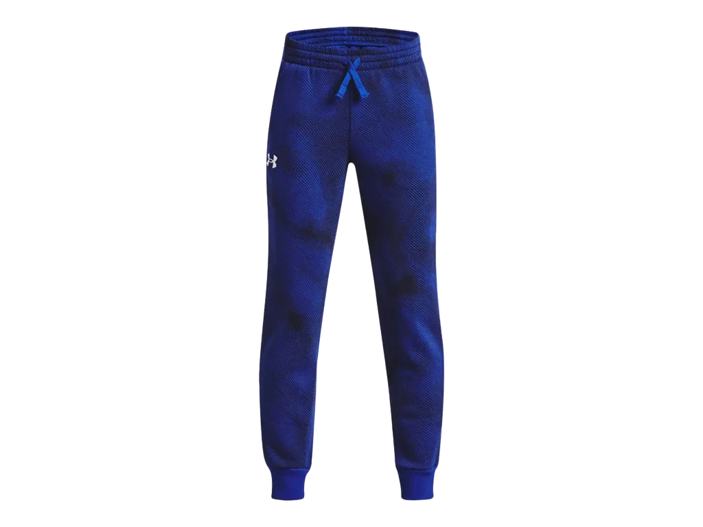 UA Boys' Rival Fleece Printed Joggers