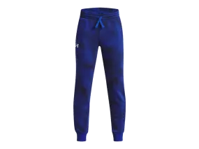 UA Boys' Rival Fleece Printed Joggers